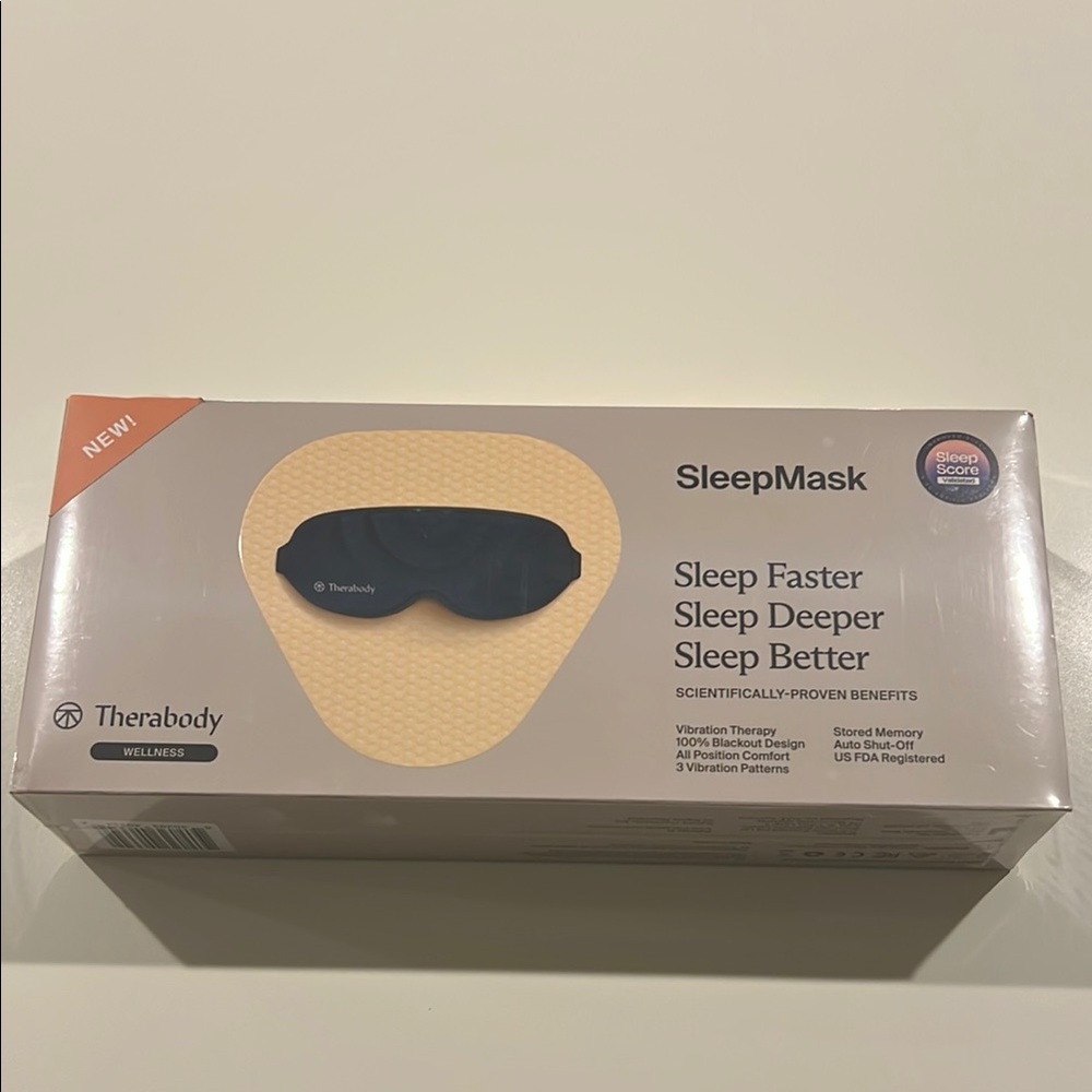 Therabody SleepMask in Black - New in Box